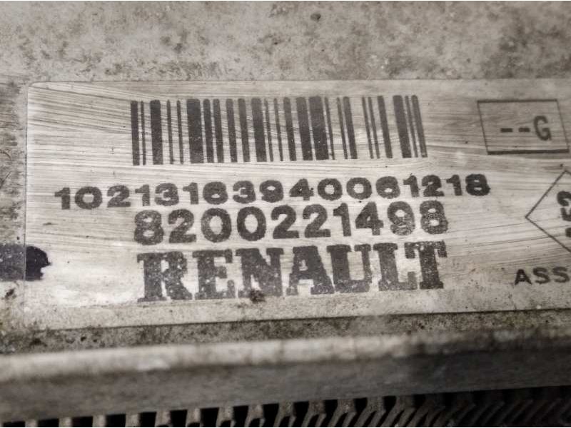 Recambio de radiador agua para renault clio iii dynamique referencia OEM IAM 8200221498  