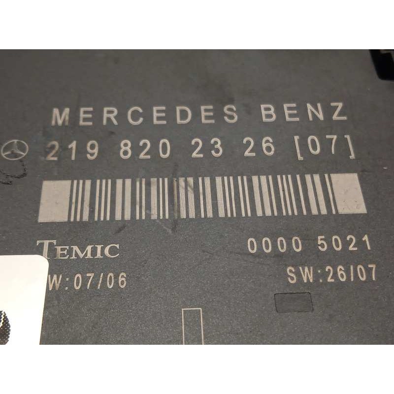 Recambio de centralita confort para mercedes-benz clase cls (w219) 320 cdi (219.322) referencia OEM IAM 2198202326  