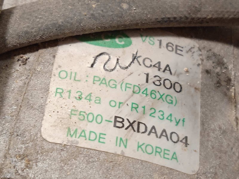 Recambio de compresor aire acondicionado para hyundai ix35 1.6 cat referencia OEM IAM F500BXDAA04  977012Y650