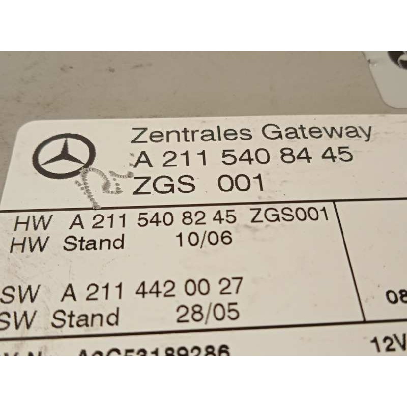 Recambio de modulo electronico para mercedes-benz clase cls (w219) 320 cdi (219.322) referencia OEM IAM A2115408445  