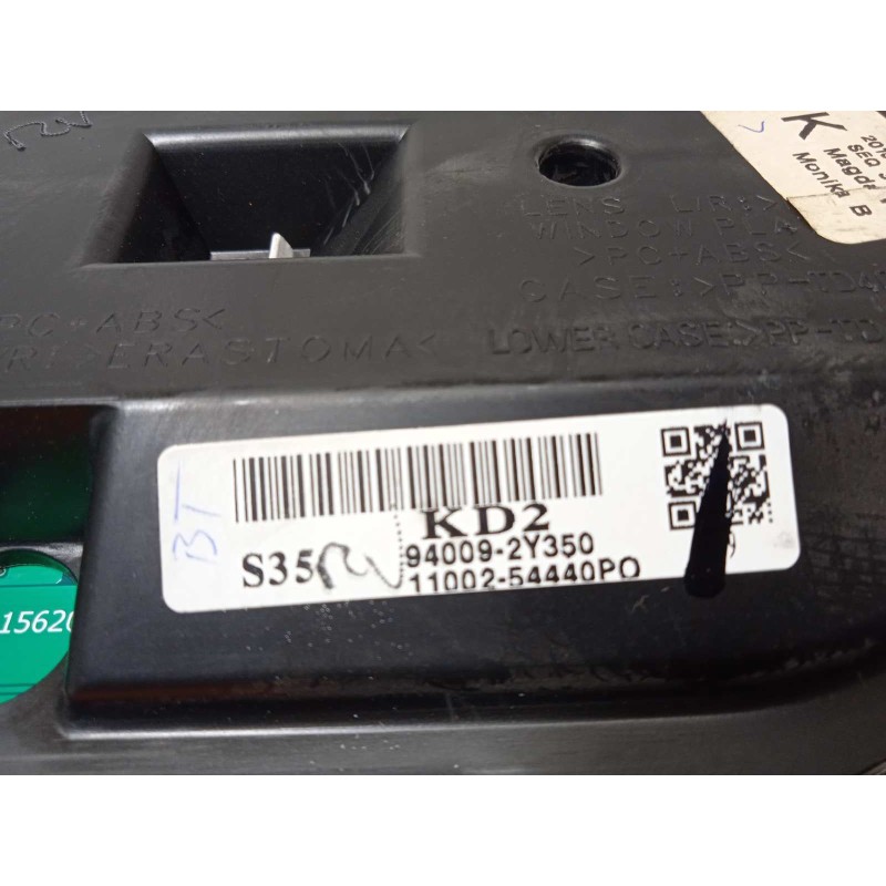 Recambio de cuadro instrumentos para hyundai ix35 1.6 cat referencia OEM IAM 940092Y350  