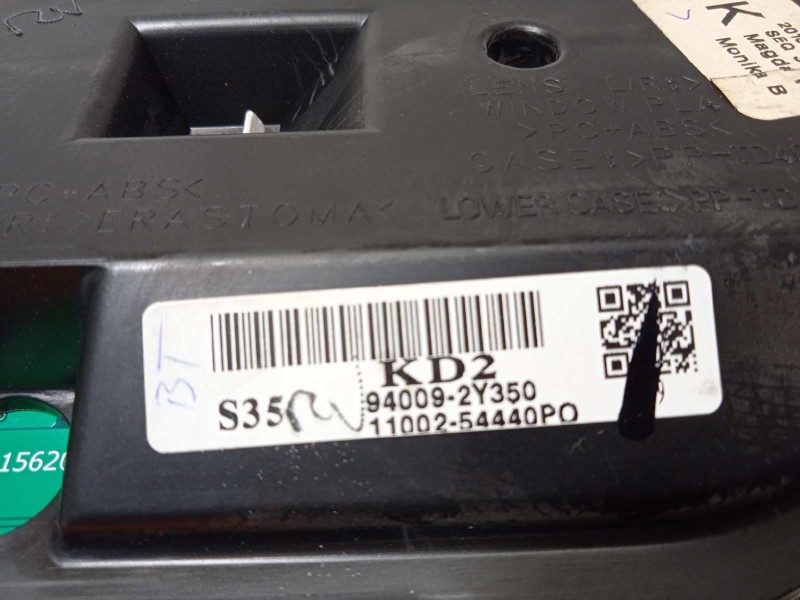 Recambio de cuadro instrumentos para hyundai ix35 1.6 cat referencia OEM IAM 940092Y350  