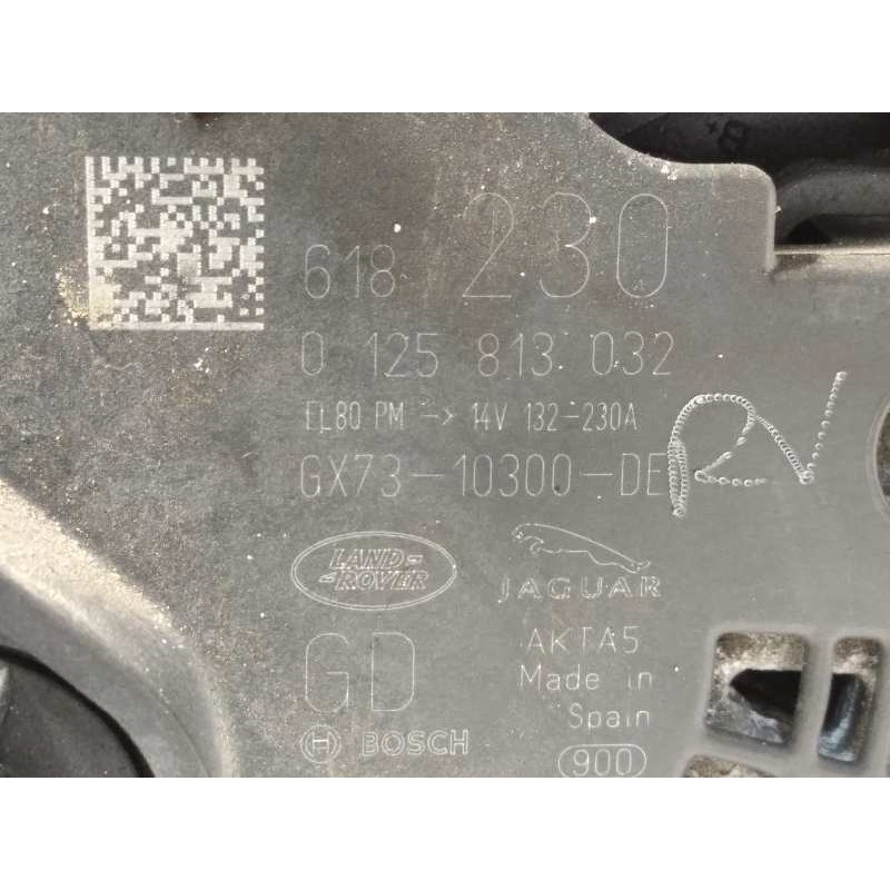 Recambio de alternador para land rover range rover evoque evoque referencia OEM IAM GX7310300DE LR105985 0125813032