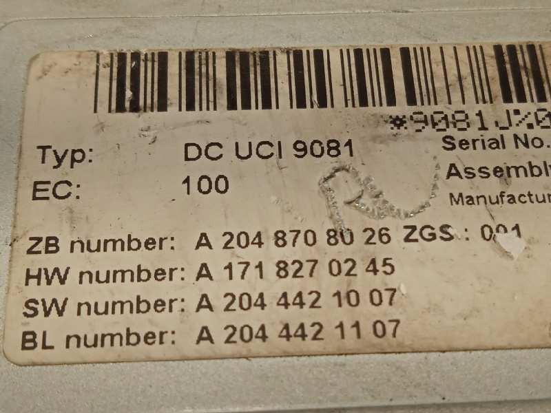 Recambio de modulo electronico para mercedes-benz clase cls (w219) 320 cdi (219.322) referencia OEM IAM A2048708026  A1718270245