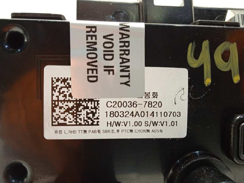 Recambio de mando climatizador para hyundai kona 1.0 tgdi cat referencia OEM IAM C200367820  97250J9370TMT