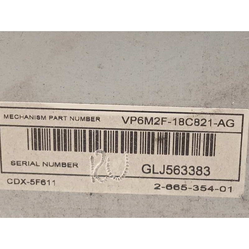 Recambio de sistema audio / radio cd para ford focus lim. (cb4) trend referencia OEM IAM 7M5T18C939EE  1830411