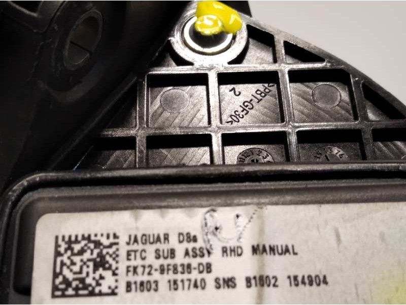 Recambio de potenciometro pedal para land rover range rover evoque evoque referencia OEM IAM FK729F836FD  
