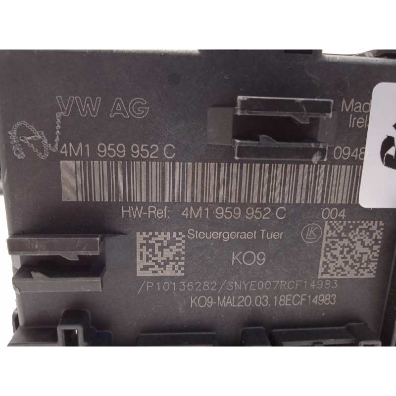 Recambio de centralita confort para audi a8 (4n2/4n8) 50 tdi quattro referencia OEM IAM 4M1959952C  