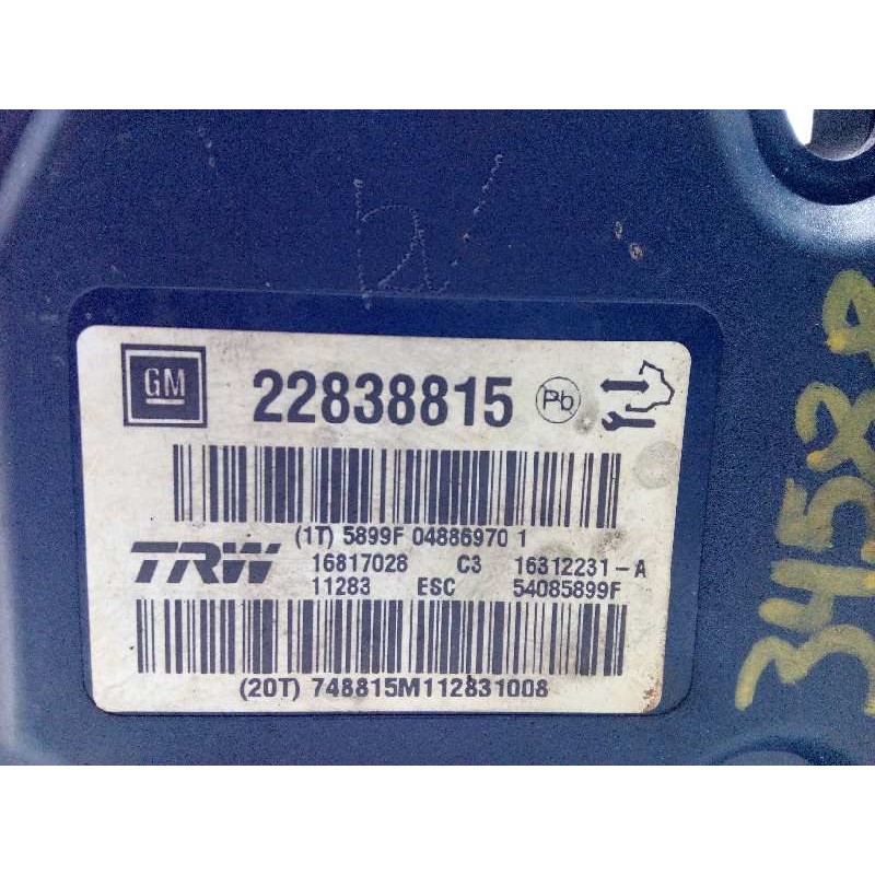 Recambio de abs para opel insignia berlina excellence referencia OEM IAM 22838815 16312231 16817028