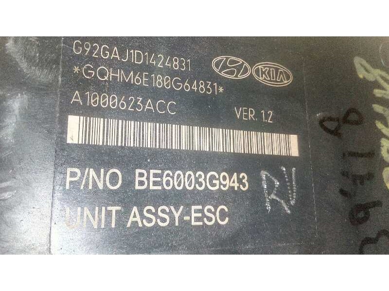 Recambio de abs para kia rio concept referencia OEM IAM 589201W570 BE6003G943 MGH60BH6013G943