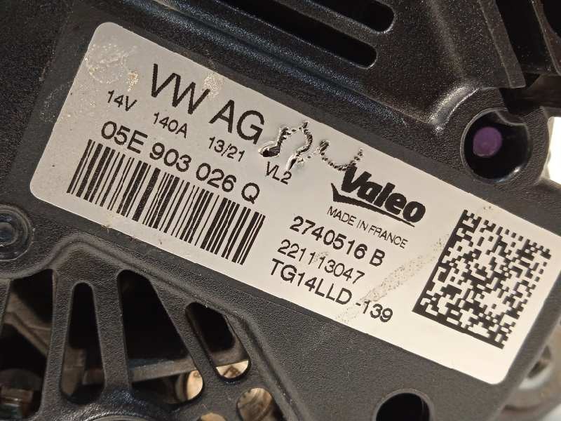 Recambio de alternador para seat ibiza (kj1) fr referencia OEM IAM 05E903026Q 2740516B TG14LLD
