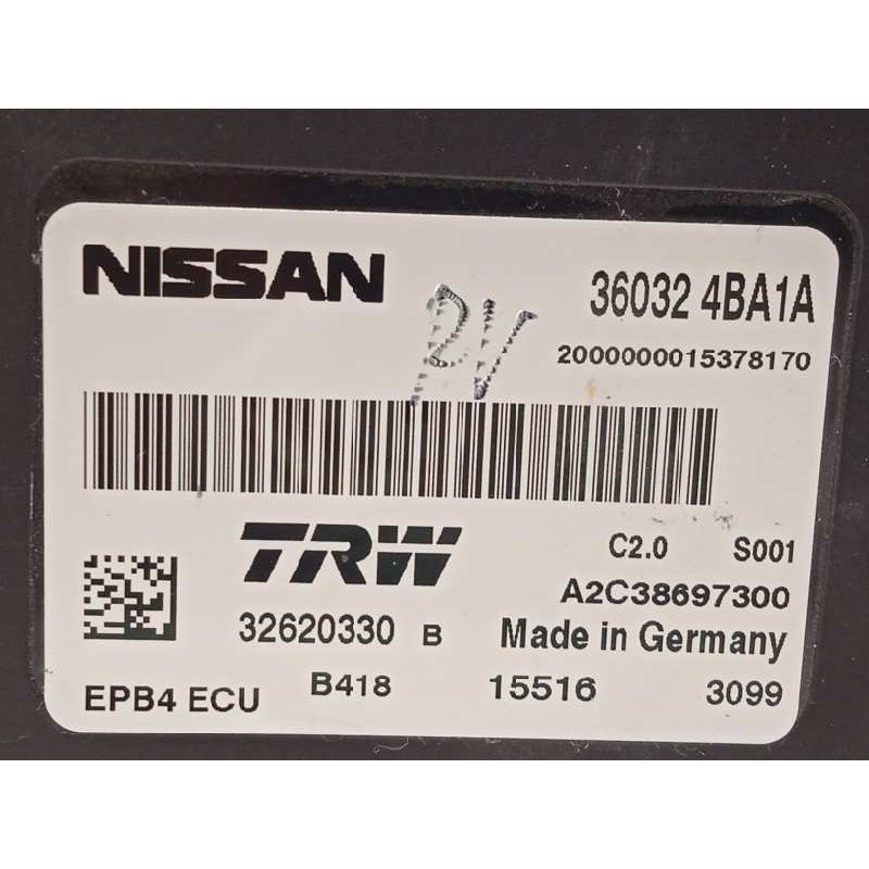 Recambio de modulo electronico para nissan qashqai (j11) tekna referencia OEM IAM 360324BA1A  A2C38697300