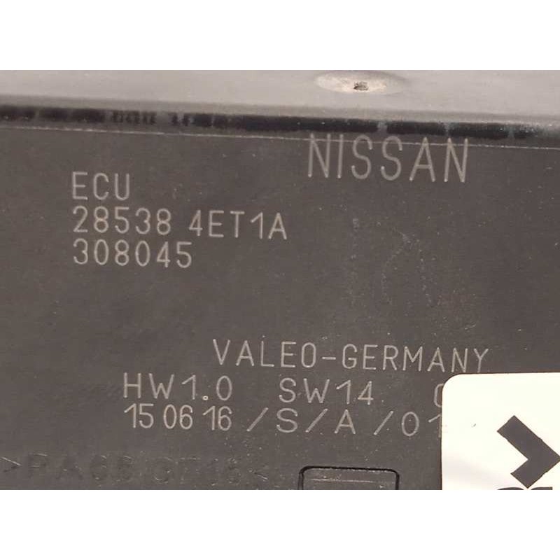 Recambio de modulo electronico para nissan qashqai (j11) tekna referencia OEM IAM 285384ET1A  