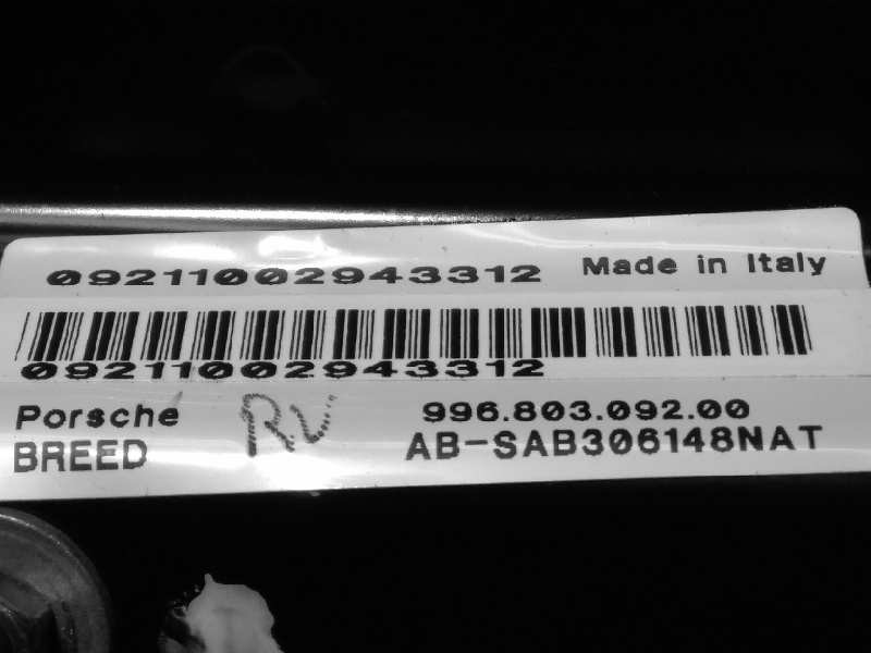 Recambio de airbag lateral derecho para porsche boxster (typ 986) s referencia OEM IAM 99680309200  