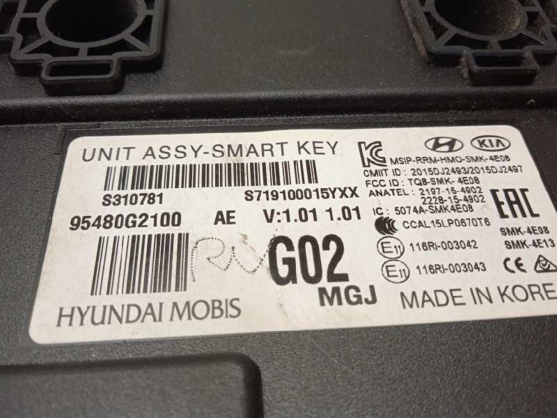 Recambio de modulo electronico para hyundai ioniq hybrid referencia OEM IAM 95480G2100  