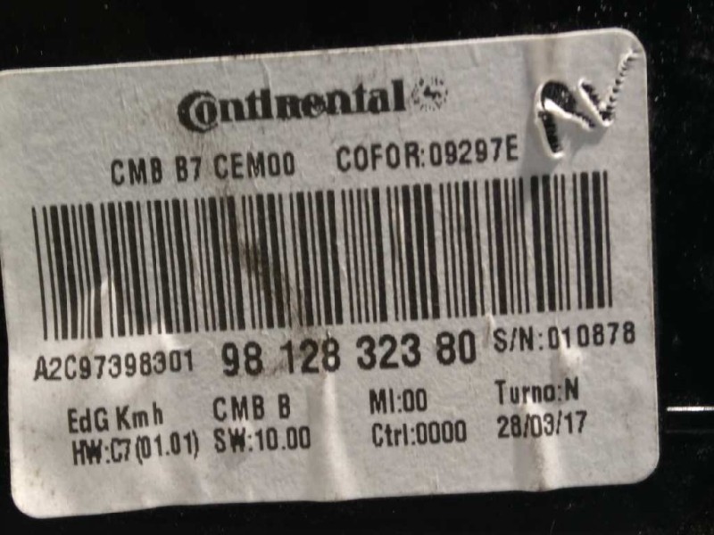 Recambio de cuadro instrumentos para citroën c4 lim. live edition referencia OEM IAM 9812832380  A2C97398301