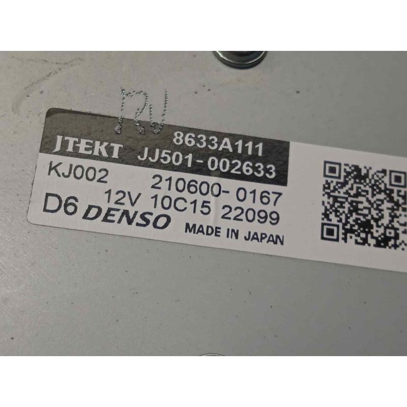 Recambio de columna direccion para mitsubishi eclipse cross motion 2wd referencia OEM IAM 8633A111  