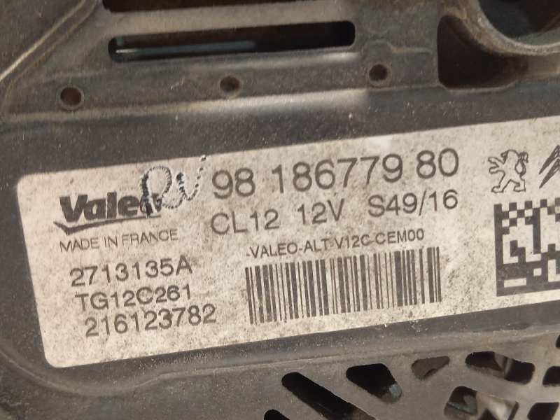 Recambio de alternador para peugeot 208 style referencia OEM IAM 9818677980 2713135A TG12C261