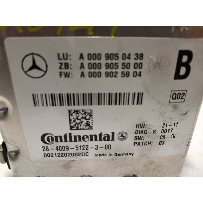 Recambio de modulo electronico para mercedes-benz clase m (w166) 2.1 cdi cat referencia OEM IAM A0009050438  