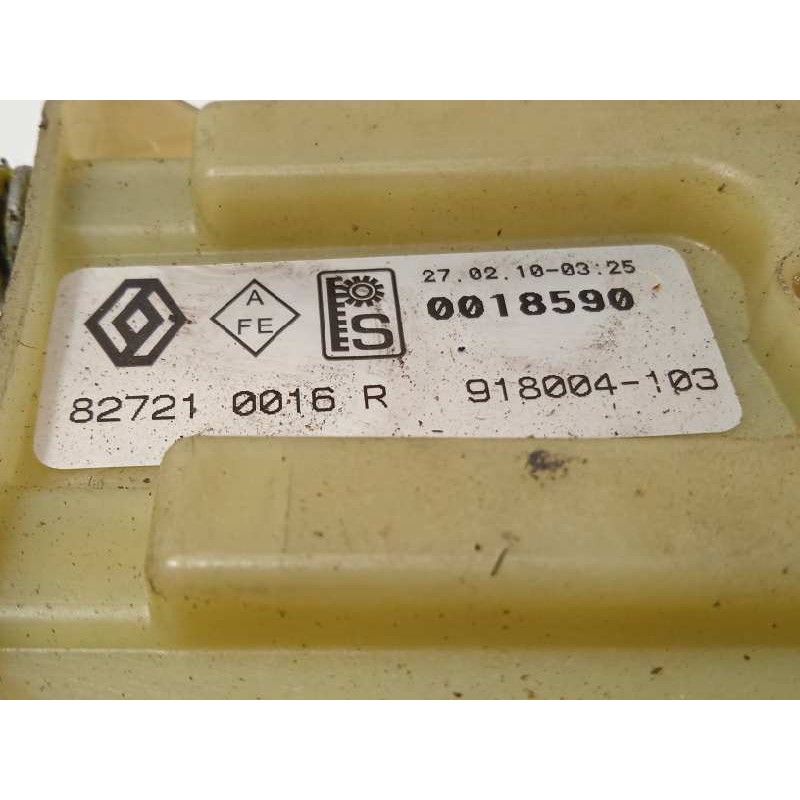 Recambio de elevalunas trasero izquierdo para renault fluence dynamique referencia OEM IAM 827210016R  827310012R