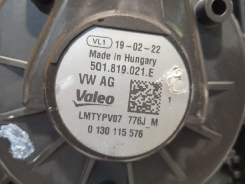 Recambio de motor calefaccion para volkswagen golf vii lim. (bq1) 1.6 tdi referencia OEM IAM 5Q1819021E  5Q0907521C