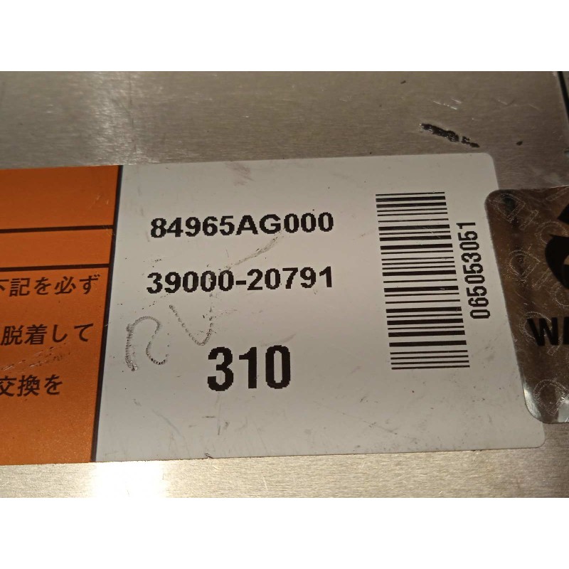 Recambio de centralita faros xenon para subaru legacy lim. b14 limited referencia OEM IAM 84965AG000  3900020791