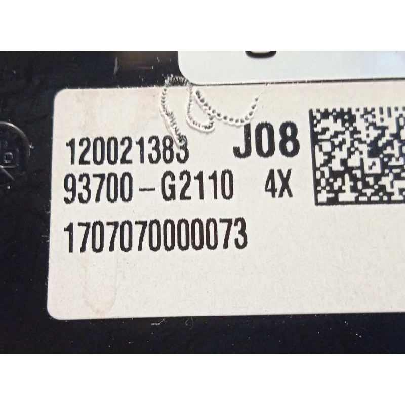 Recambio de mando luces para hyundai ioniq hybrid referencia OEM IAM 93700G2110  93700G2110T9Y