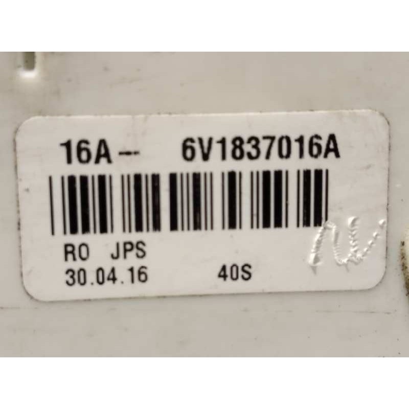 Recambio de cerradura puerta delantera derecha para skoda fabia style referencia OEM IAM 6V1837016A  