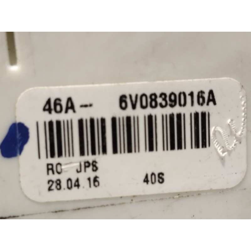 Recambio de cerradura puerta trasera derecha para skoda fabia style referencia OEM IAM 6V0839016A  