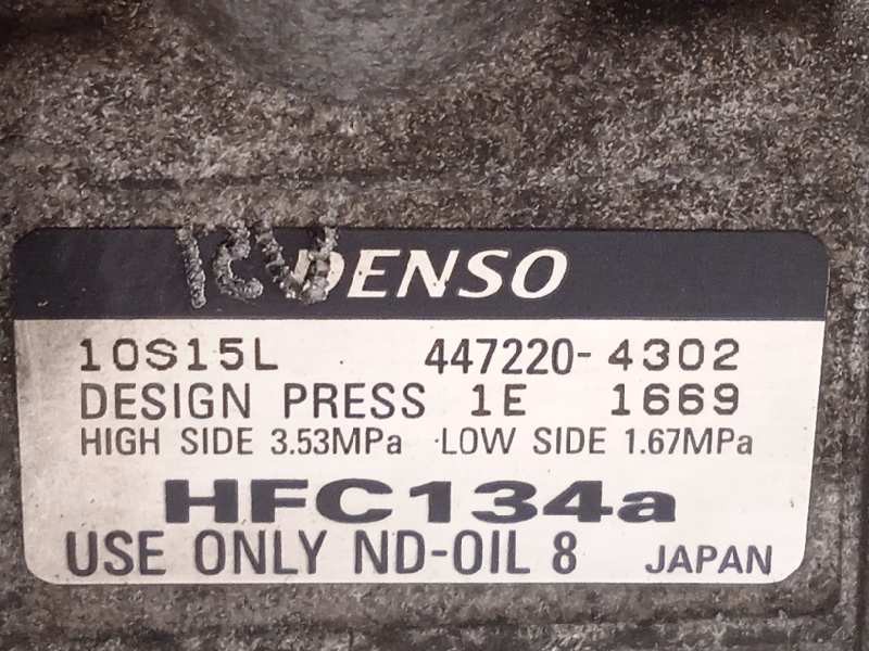 Recambio de compresor aire acondicionado para toyota rav 4 (a2) 2.0 turbodiesel cat referencia OEM IAM 4472204302 8832042110 447