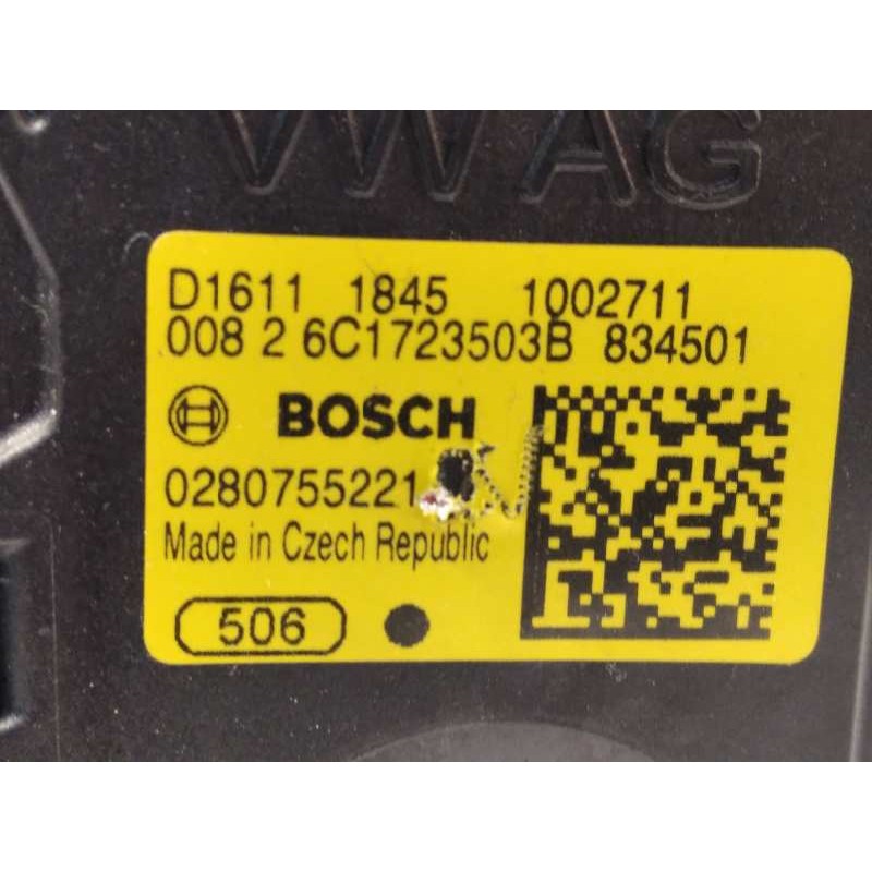Recambio de potenciometro pedal para skoda fabia style referencia OEM IAM 6C1723503B  0280755221