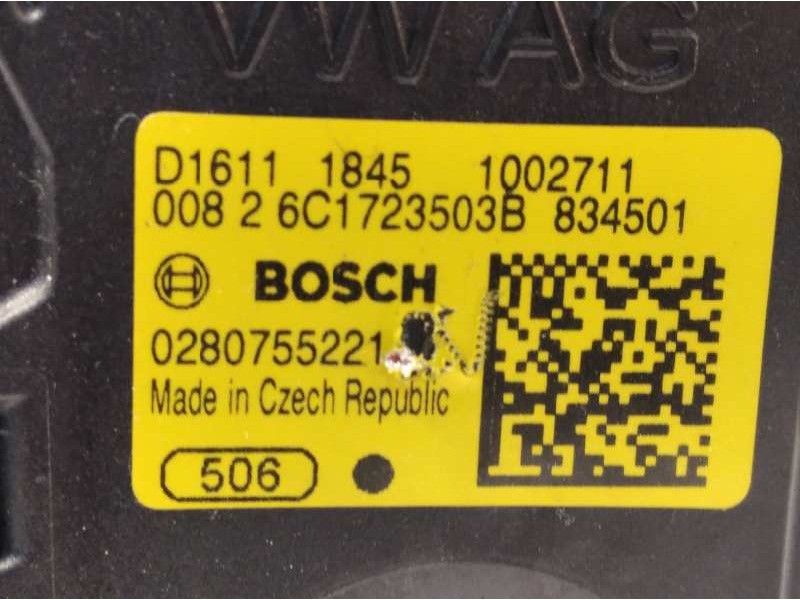 Recambio de potenciometro pedal para skoda fabia style referencia OEM IAM 6C1723503B  0280755221