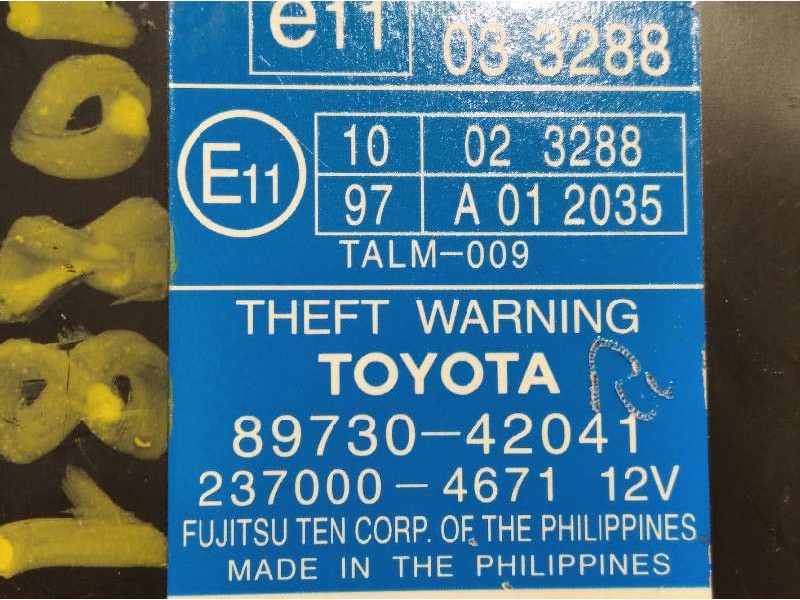 Recambio de modulo electronico para toyota rav 4 (a3) 2.2 d-4d cat referencia OEM IAM 8973042041  2370004671