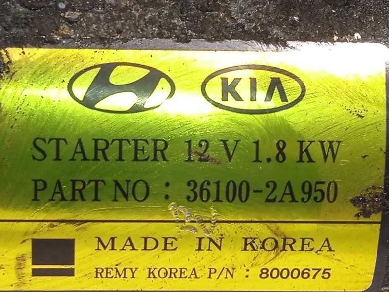 Recambio de motor arranque para kia carens ( ) drive referencia OEM IAM 361002A950  