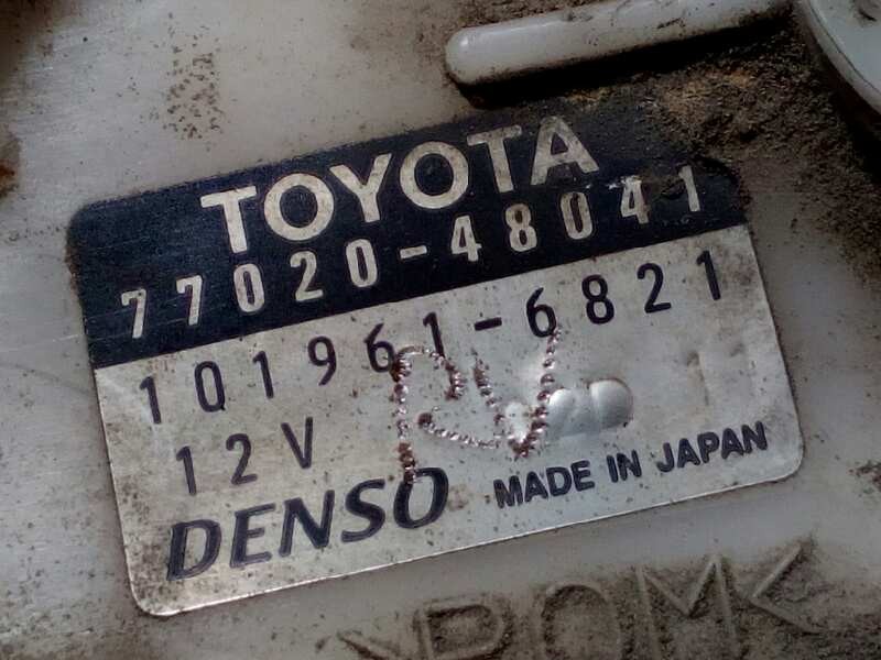Recambio de bomba combustible para lexus rx300 (mcu15) luxury referencia OEM IAM 7702048041  1019616821
