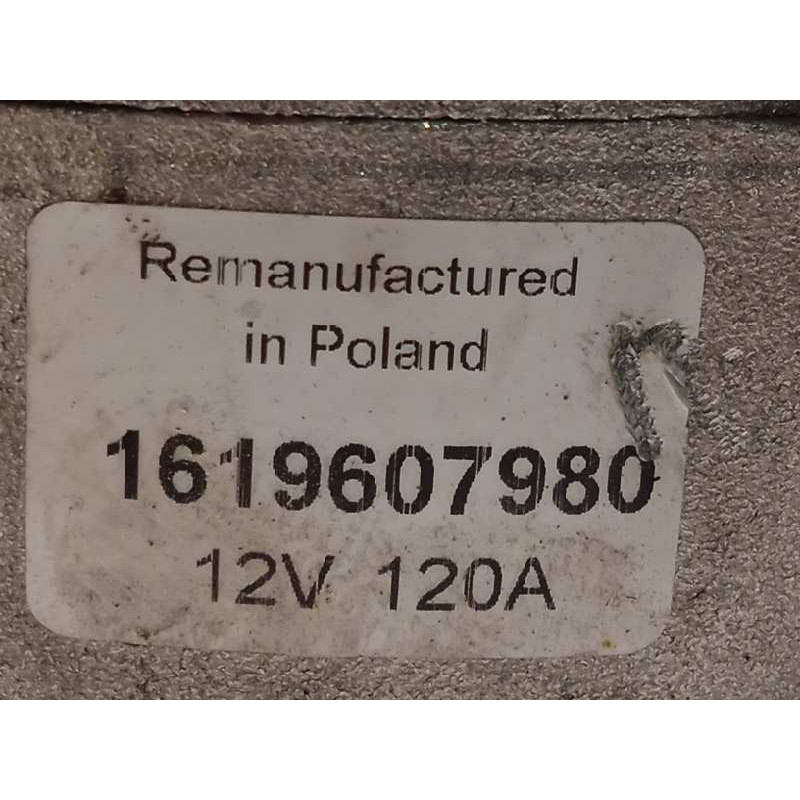 Recambio de alternador para citroën c4 picasso referencia OEM IAM 1619607980  