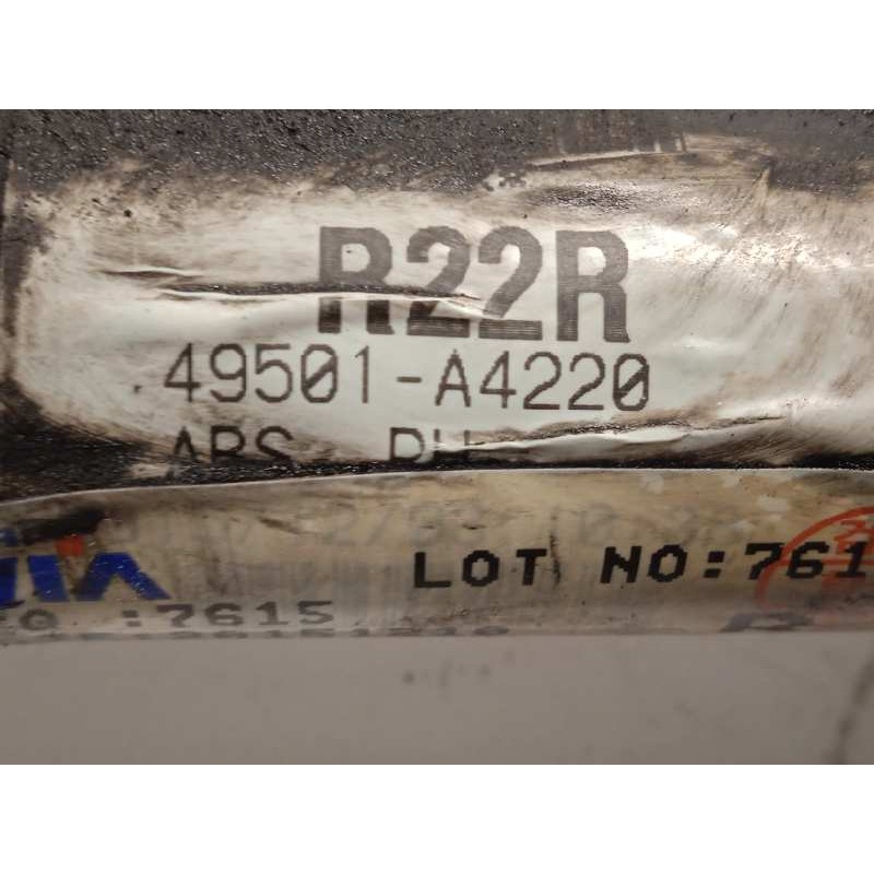 Recambio de transmision delantera derecha para kia carens ( ) drive referencia OEM IAM 49501A4220  