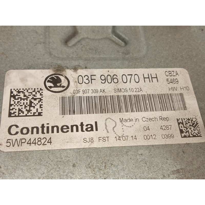 Recambio de centralita motor uce para skoda fabia (5j2 ) elegance referencia OEM IAM 03F906070HH  5WP44824