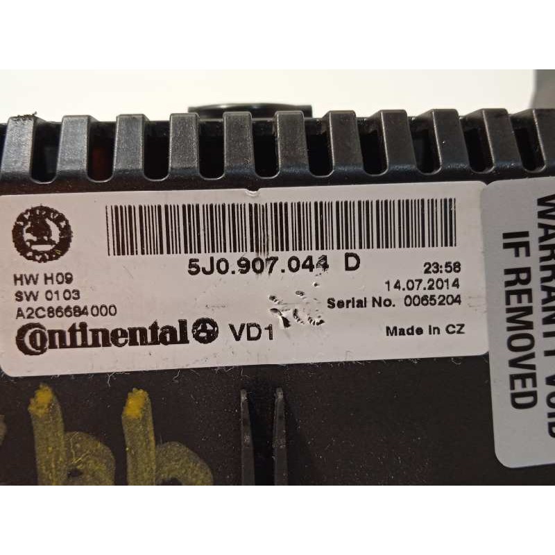 Recambio de mando climatizador para skoda fabia (5j2 ) elegance referencia OEM IAM 5J0907044D  A2C86684000