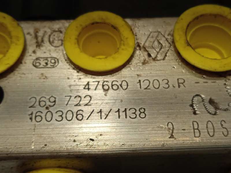 Recambio de abs para renault captur 1.5 dci diesel fap energy referencia OEM IAM 476601203R 0265956403 269722