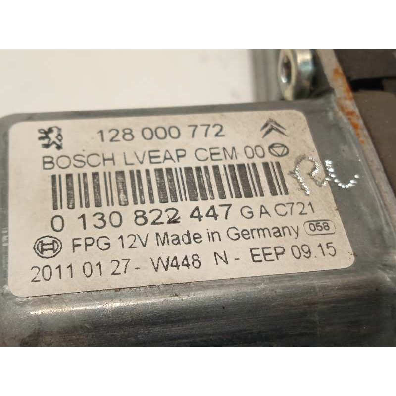 Recambio de elevalunas trasero izquierdo para citroën c5 berlina sport referencia OEM IAM 128000772  0130822447