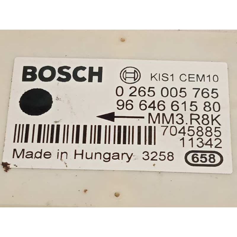 Recambio de centralita esp para citroën c4 lim. seduction referencia OEM IAM 9664661580  0265005765