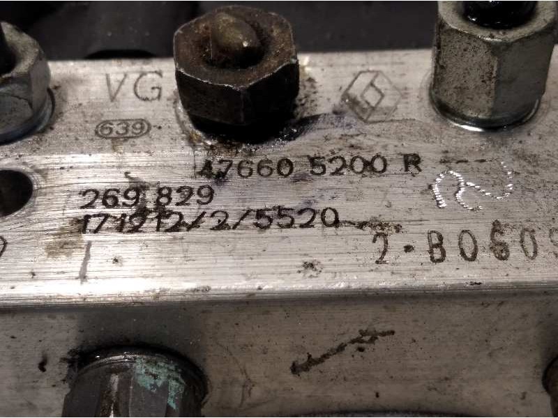 Recambio de abs para renault kadjar tech road referencia OEM IAM 476605200R 0265956527 269829