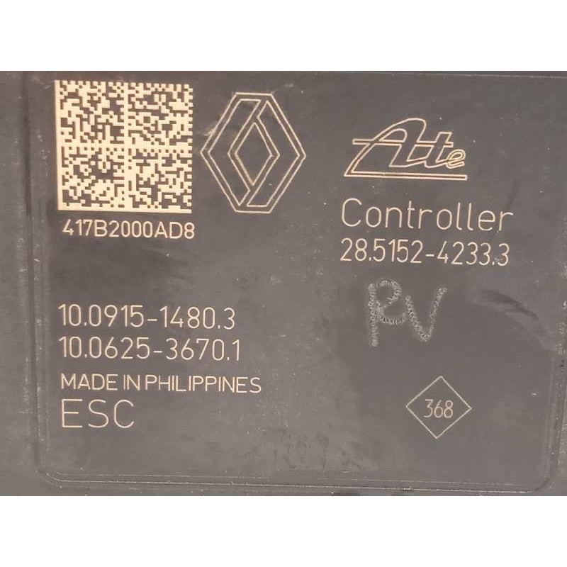 Recambio de abs para renault megane iv berlina 5p zen referencia OEM IAM 476607355R 28515242333 10022010264