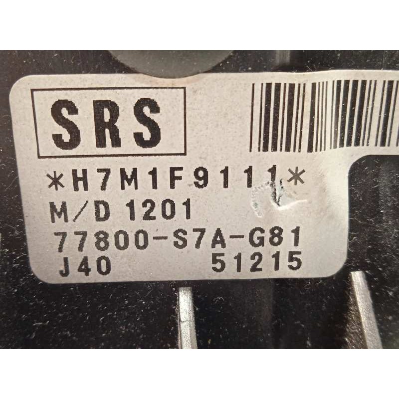 Recambio de airbag delantero izquierdo para honda stream (rn1/3) 2.0i es referencia OEM IAM 77800S7AG81  