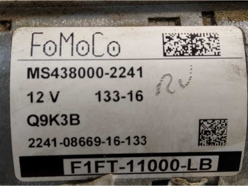 Recambio de motor arranque para ford transit connect 1.5 tdci cat referencia OEM IAM F1FT11000LB  MS4380002241