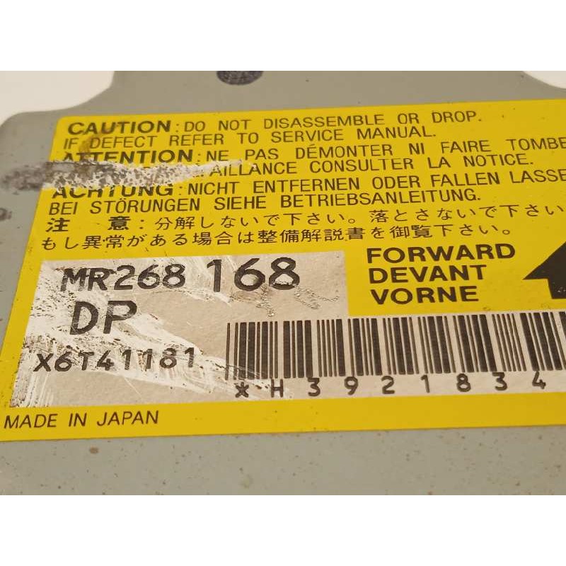 Recambio de centralita airbag para mitsubishi montero sport (k90) 2.5 td gls referencia OEM IAM MR268168  