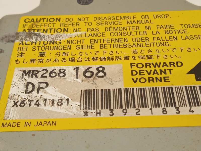 Recambio de centralita airbag para mitsubishi montero sport (k90) 2.5 td gls referencia OEM IAM MR268168  