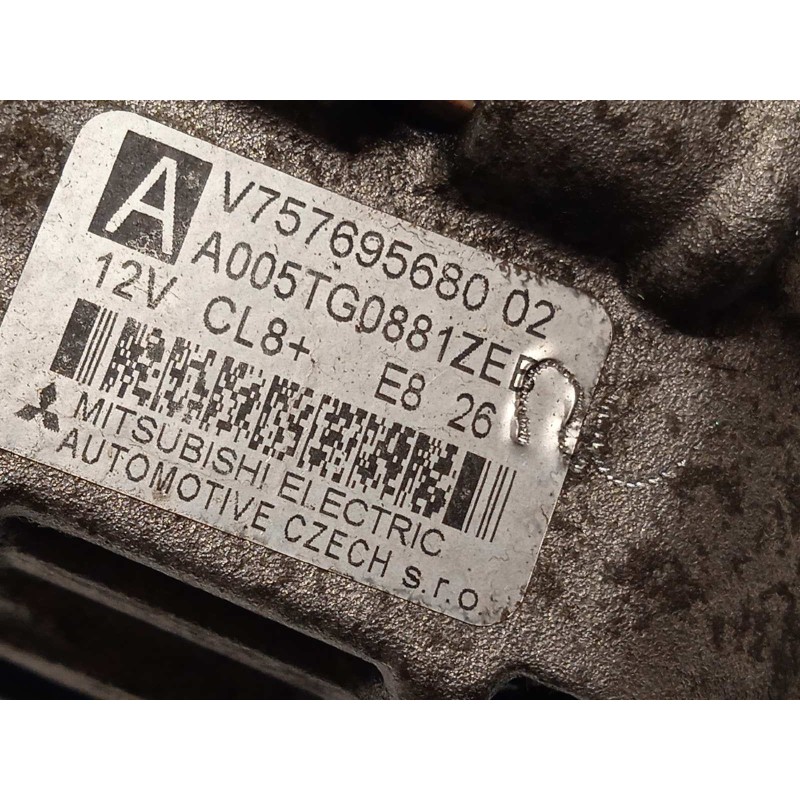 Recambio de alternador para peugeot 207 confort referencia OEM IAM V757695680  A005TG0881ZEB