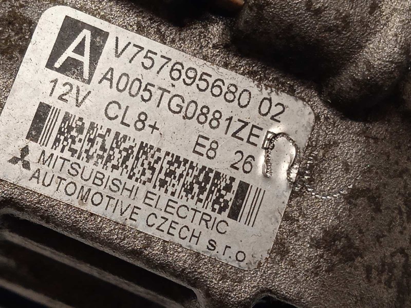 Recambio de alternador para peugeot 207 confort referencia OEM IAM V757695680  A005TG0881ZEB